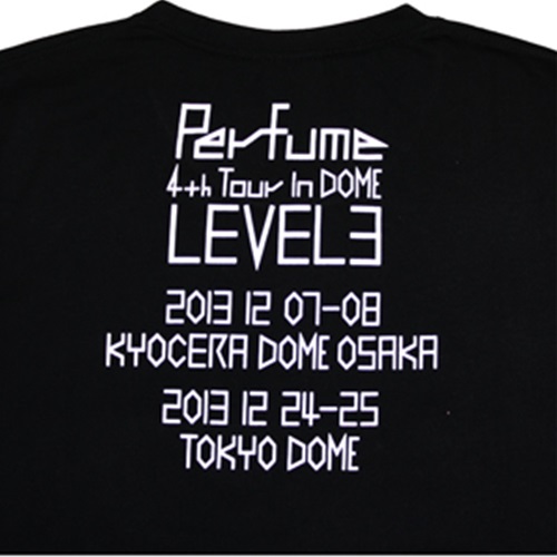【未使用】Perfume 東京ドーム Tシャツ Lサイズ Logo T-shirt/Black | Perfume | A!SMART