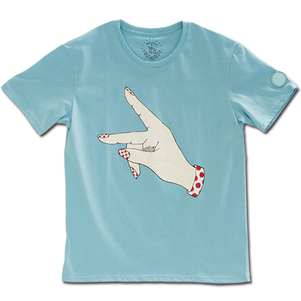 Perfume サイン入りTシャツ ハンドサイン Tシャツ／サックスブルー | Perfume | A!SMART