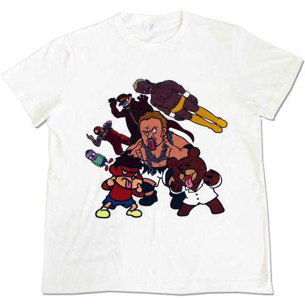 真壁刀義&本間朋晃×鷹の爪団 コラボTシャツ | 新日本プロレス 真壁刀義&本間朋晃×鷹の爪団 コラボTシャツ | 新日本プロレス