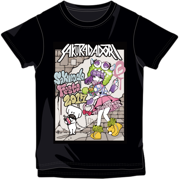 T-Shirt / Black | 桜田 通 | A!SMART