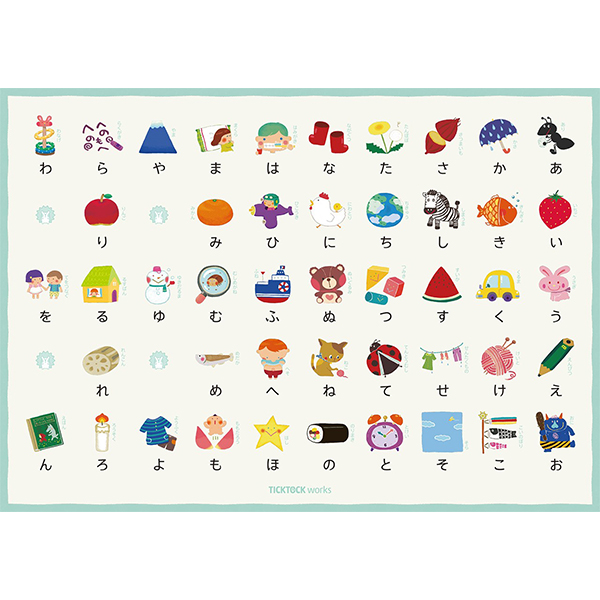 Aiueo Poster Tokyo Heidi A Smart