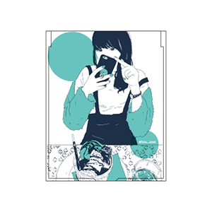 【映えるもっちゃん】ミラー　Mサイズ