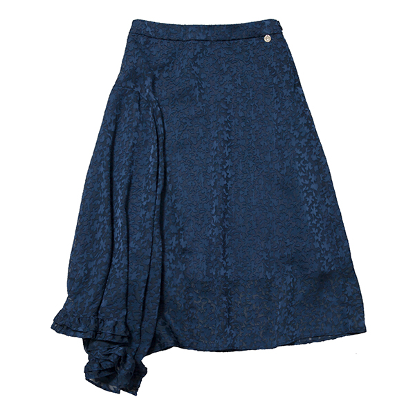 ASYMMETRY SKIRT/NAVY | Perfume | A!SMART