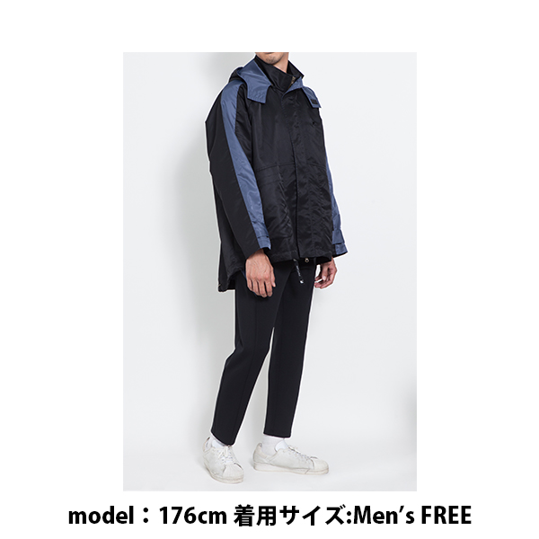 COLOR BLOCK NYLON JACKET(WATER-REPELLENT) | Perfume Closet | A!SMART