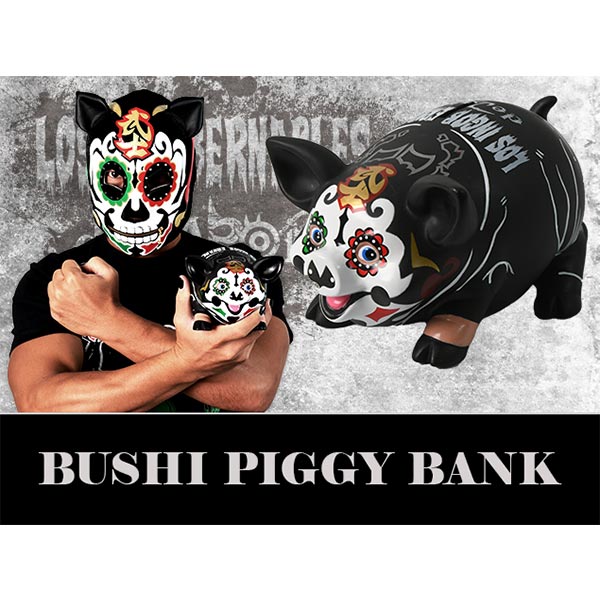 ブタさん貯金箱 BUSHI | 新日本プロレスリング | A!SMART