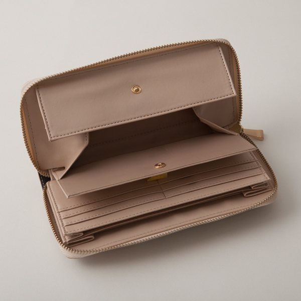 P-DOT LONG WALLET/BEIGE | Perfume | A!SMART