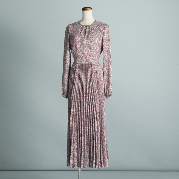 FLOWER PLEATS DRESS | Perfume | A!SMART