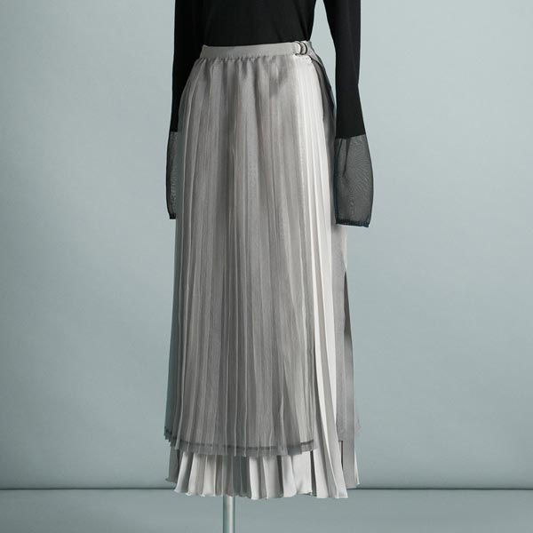 2WAY PLEATS SKIRT | Perfume | A!SMART