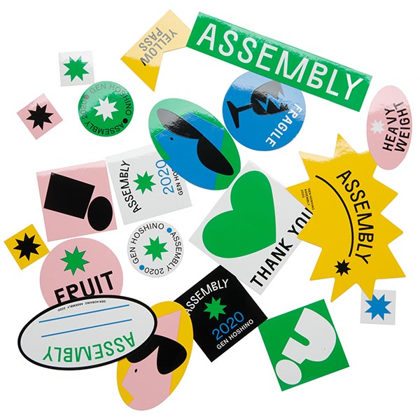 ASSEMBLY STICKER PACK | 星野 源 | A!SMART