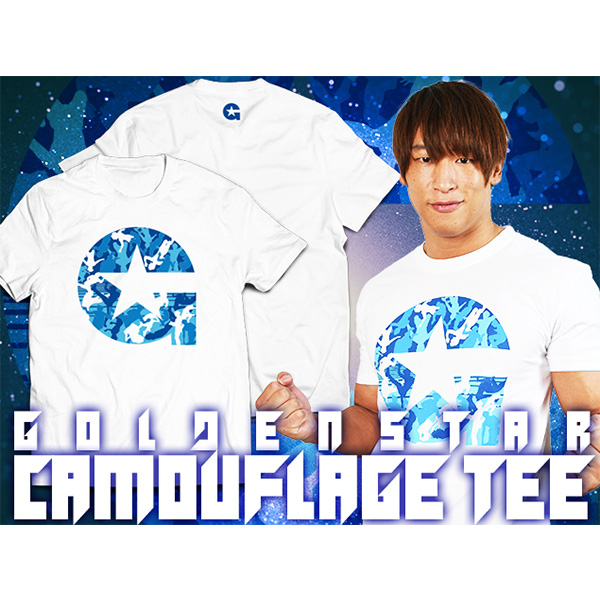 飯伏幸太「GOLDEN☆STAR」カモTシャツ | 新日本プロレスリング | A!SMART