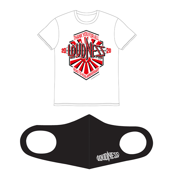 新品LOUDNESS限定ヘッドフォン & コラボ USED-Tシャツ 39 FOR ALL COMBO(T Shirts+Face Mask)【WHT】 | LOUDNESS | A!SMART