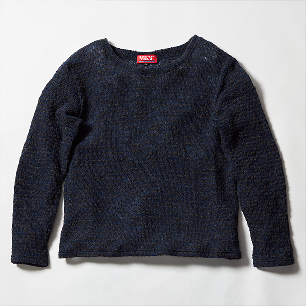 有刺鉄線ニット(ネイビー)