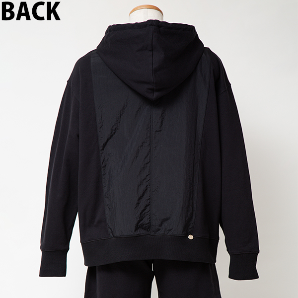 【Perfumecloset】黒パーカー Half zip Hoodie | Perfume Closet | A!SMART