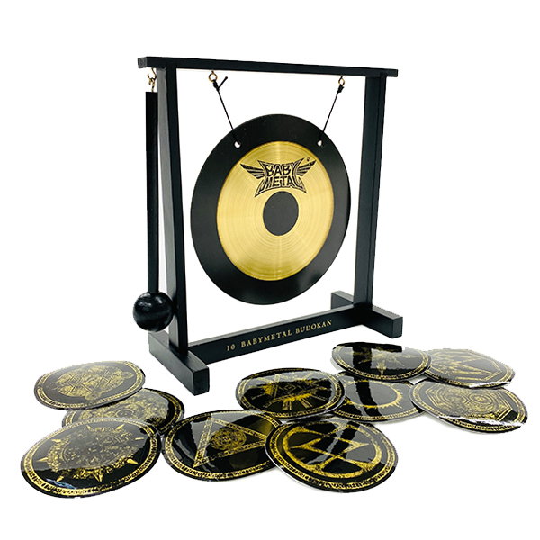 10 BABYMETAL BUDOKAN WORLD PREMIERE MINI GONG & STICKER PACK