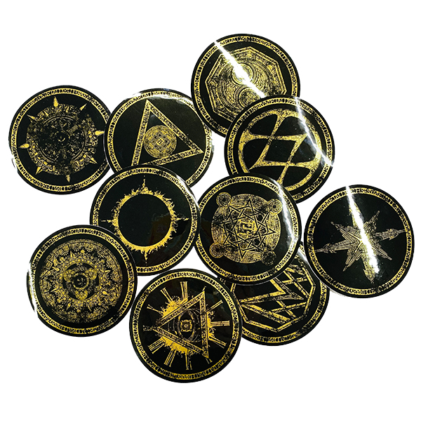 10 BABYMETAL BUDOKAN WORLD PREMIERE MINI GONG & STICKER PACK