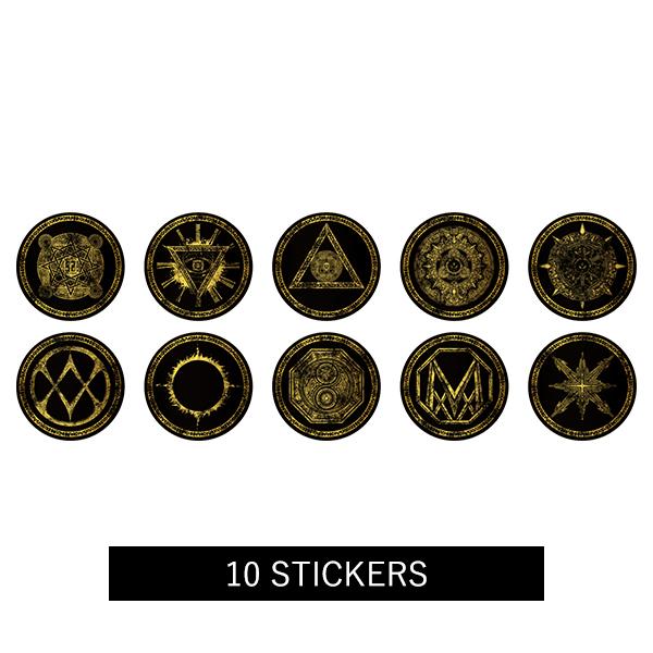 10 BABYMETAL BUDOKAN WORLD PREMIERE MINI GONG & STICKER PACK