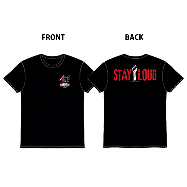 40th STAY LOUD  ドライメッシュTシャツ【BLK】