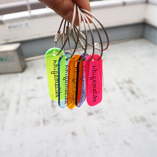 ライゾマティクス_マルティプレックス展オリジナルアクリルキーリング