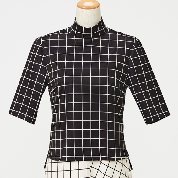 High Neck Blouse/Inspired by ポリゴンウェイヴ/Black | Perfume