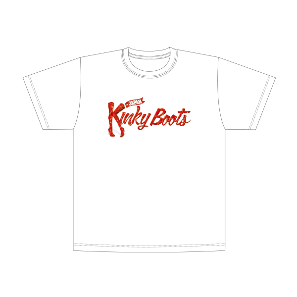 キンキーブーツ　グッズTシャツ Tシャツ（ホワイト） | ブロードウェイミュージカル『キンキーブーツ
