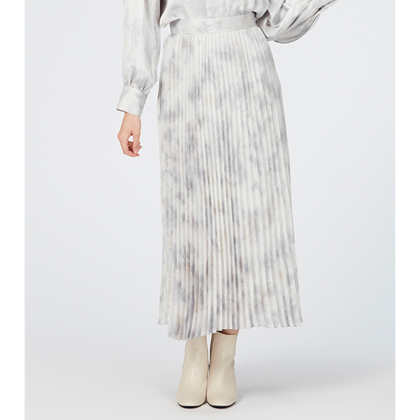 Pleats Skirt / Inspired by Flow / Gray | Perfume Closet | A!SMART 