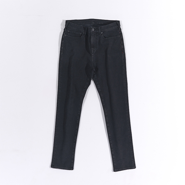 ストレッチデニムスリムパンツ Womenʼs（BLACK）