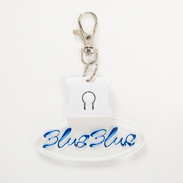 BLUE BLUR LIGHT KEY-RING | SIRUP | A!SMART