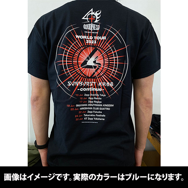 LOGO TシャツB2【BLUE】 | LOUDNESS | A!SMART