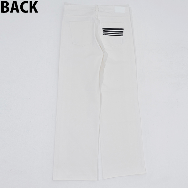 ストレッチデニムワイドパンツ（WHITE） | 福山 雅治 | A!SMART