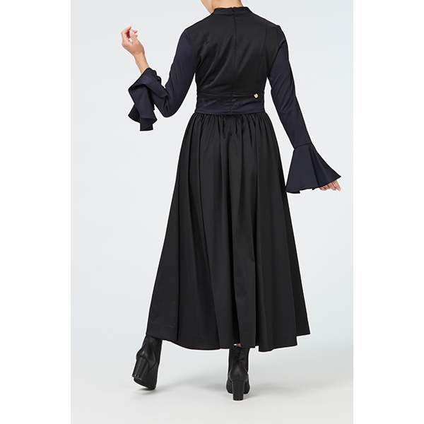 Perfume closet Spinning World・黒・Sサイズ Flare Dress / Inspired by Spinning World / Black | Perfume Closet