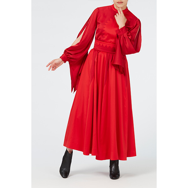 Flare Skirt / Inspired by Spinning World / Red | Perfume | A!SMART