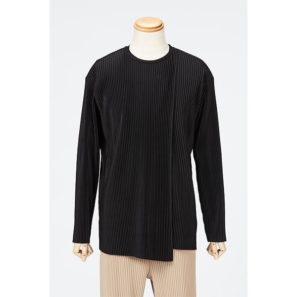 Layered Pleats Pullover / Black | Perfume Closet | A!SMART