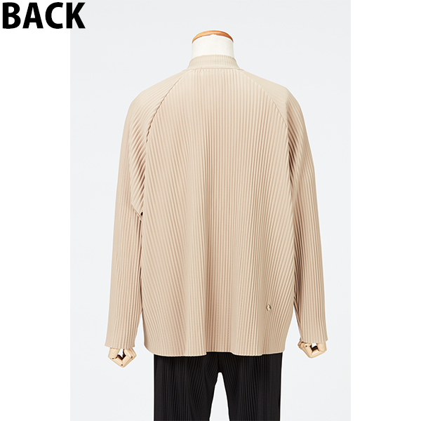 Pleats Blouson / Beige | Perfume | A!SMART