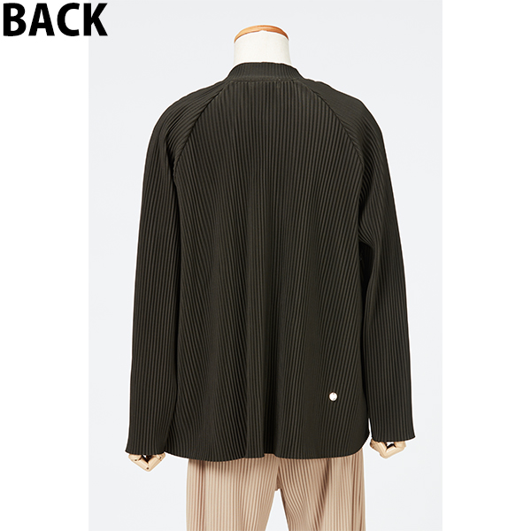 Pleats Blouson / Khaki | Perfume Closet | A!SMART