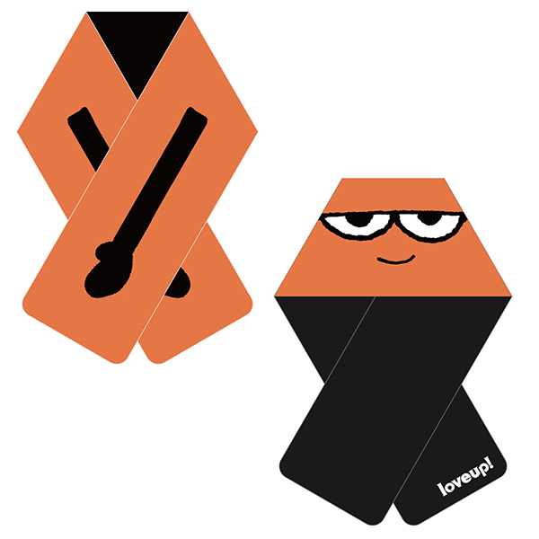 ポレンジくん フリースボアマフラー | 新春セール2026 | A!SMART