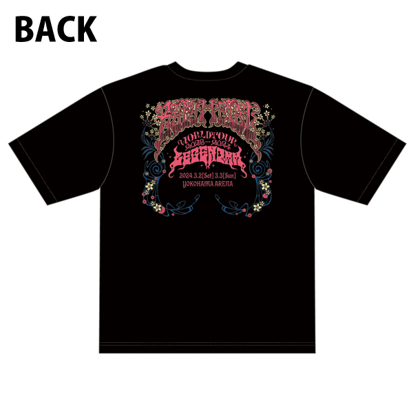 【未使用M】BABYL LEGEND 赤い夜・黒い夜 武道館記念TEE LEGEND-MM」TEE | BABYMETAL | A!SMART
