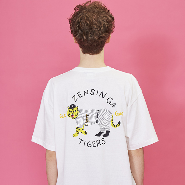 ZENSHIN GA TIGERS Cutsew / White | ユキヒーロープロレス | A!SMART