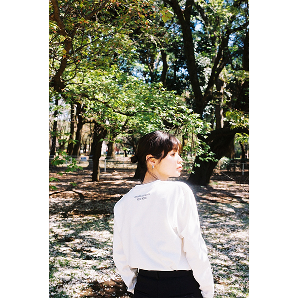 Long sleeve T-shirt［Ivory］ | 藤原さくら | A!SMART