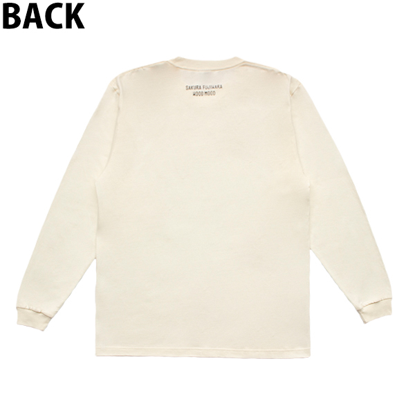 Long sleeve T-shirt［Ivory］ | 藤原さくら | A!SMART