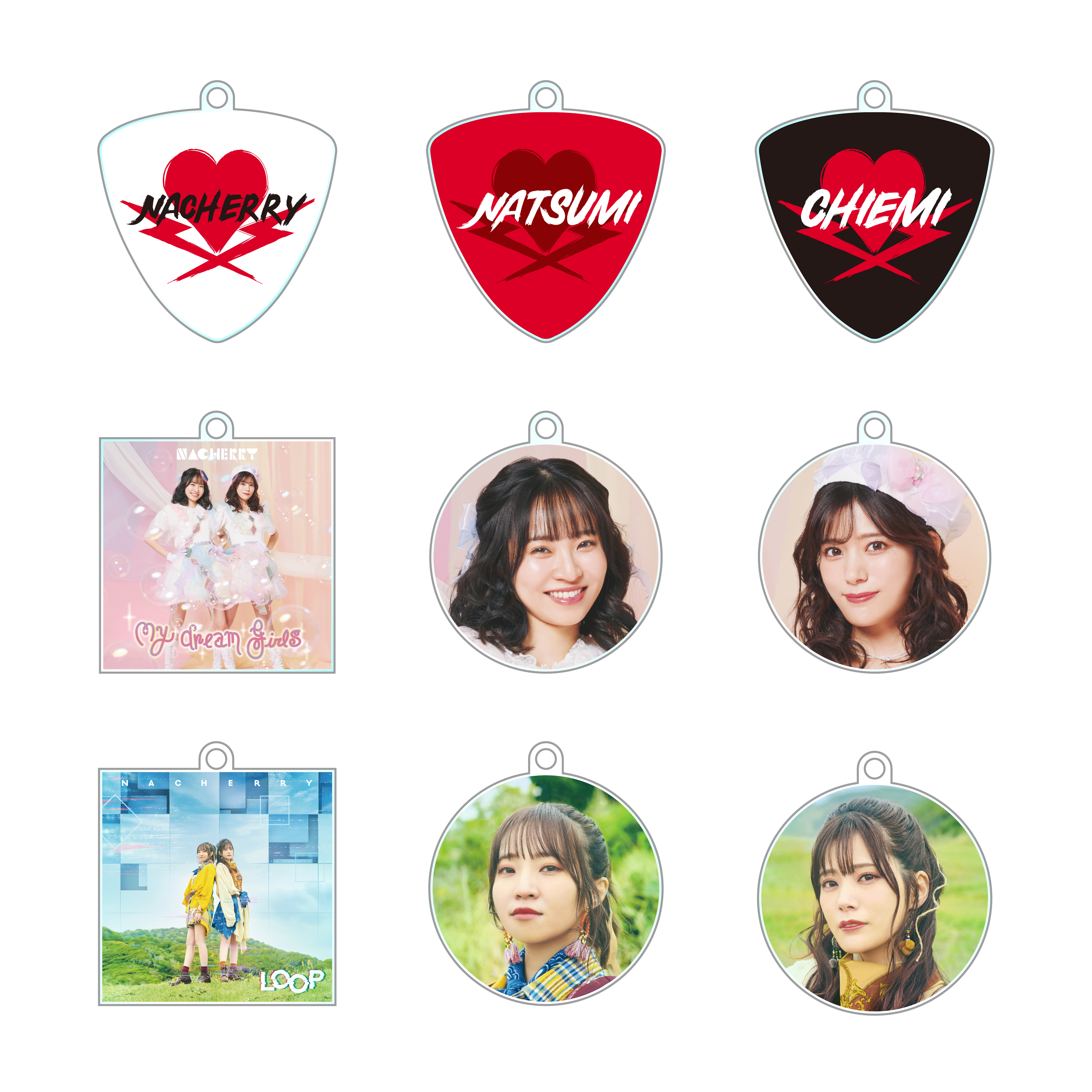 カスタムアクリルチャーム（全9種ランダム）