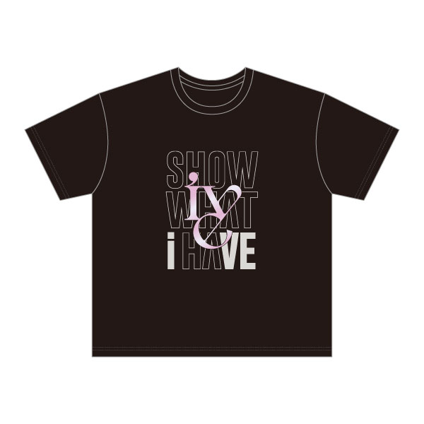 Tシャツ/BLACK | IVE | A!SMART