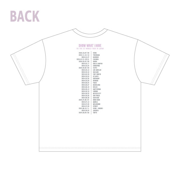 Tシャツ/WHITE | IVE | A!SMART