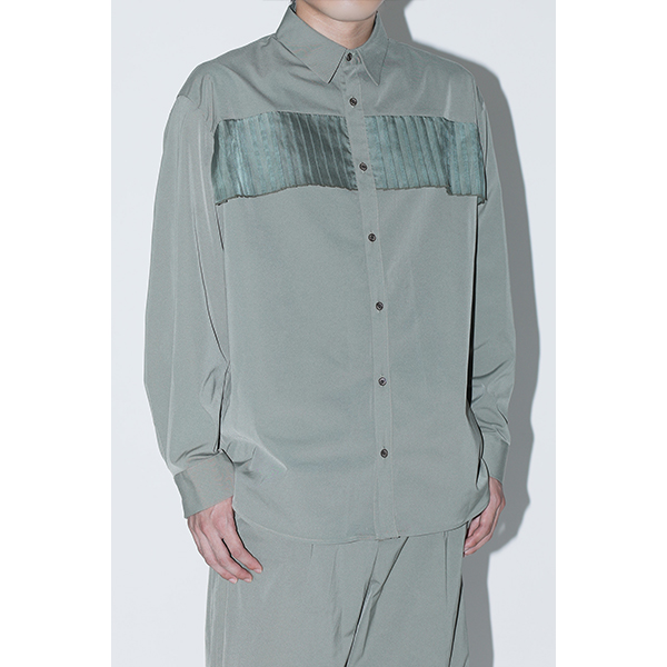 Pleats Shirts Inspired by Moon / Olive | Perfume | A!SMART