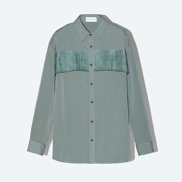 Pleats Shirts Inspired by Moon / Olive