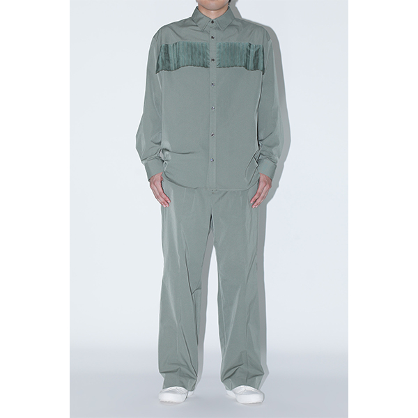 Pleats Shirts Inspired by Moon / Olive | Perfume | A!SMART