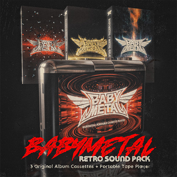 邦楽 BABYL RETRO SOUND PACK BABYMETAL RETRO SOUND PACK: 3 Original Album Cassettes+Portable