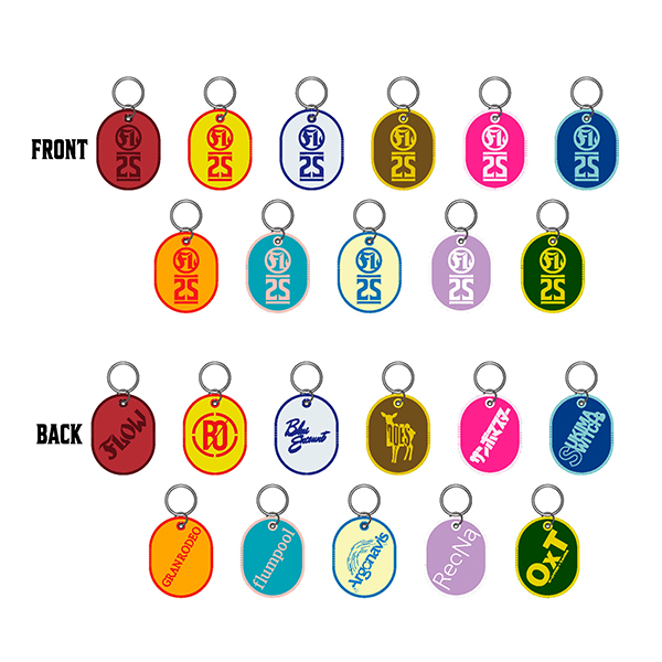 おふろ刺繍キーホルダー(全11種/ランダム封入)