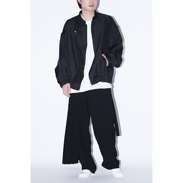 2way Layered Skirt Pants /Inspired by ネビュラロマンス /Black