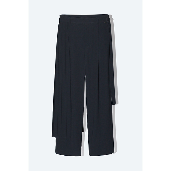 2way Layered Skirt Pants /Inspired by ネビュラロマンス /Black