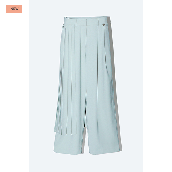 Layered Skirt Pants /Inspired by ネビュラロマンス /Green | Perfume